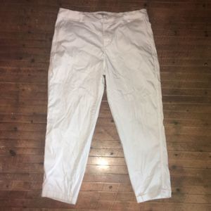 Liverpool white cropped pants 16/33